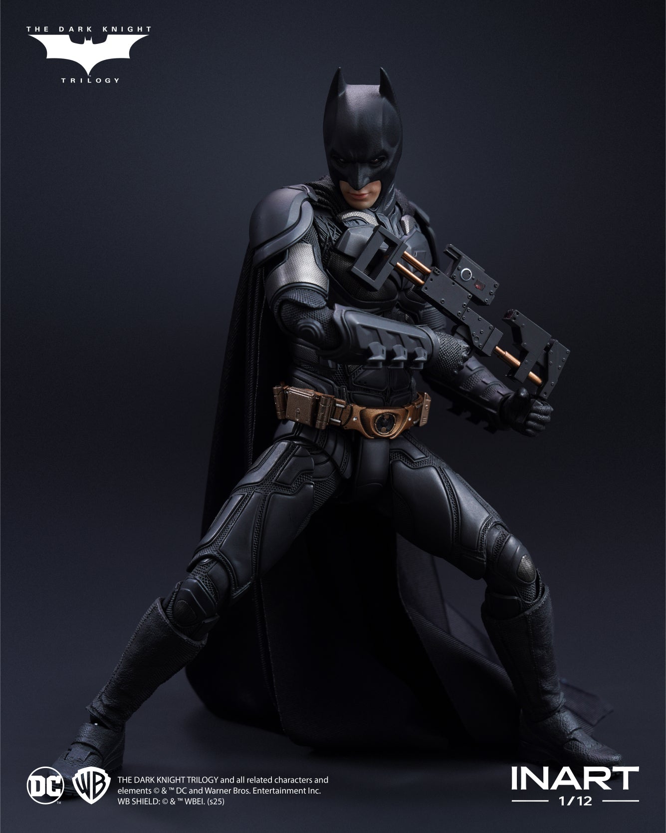 INART The Dark Knight Rises Batman 1/12 Action Figure (Deluxe Version)