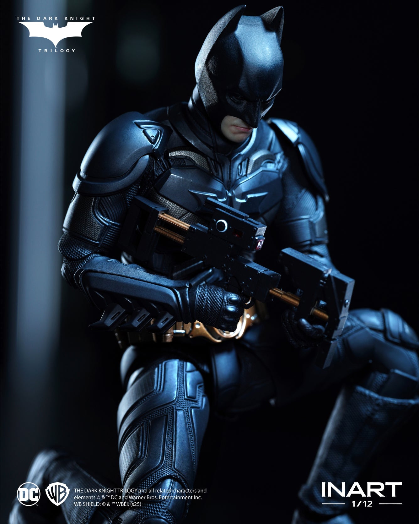 INART The Dark Knight Rises Batman 1/12 Action Figure (Deluxe Version)