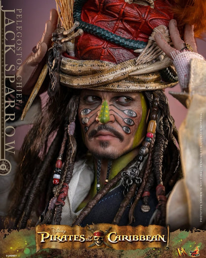 Pirates of the Caribbean: Dead Man's Chest Pelegostos Chief Jack Sparrow 1/6th Scale Collectible Figure