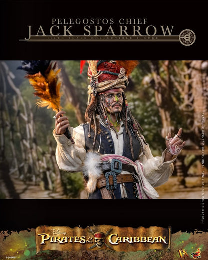 Pirates of the Caribbean: Dead Man's Chest Pelegostos Chief Jack Sparrow 1/6th Scale Collectible Figure