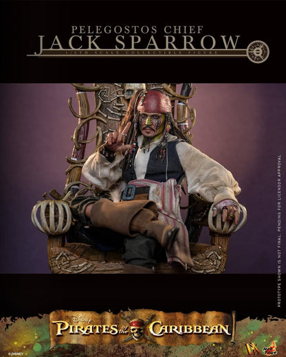 Pirates of the Caribbean: Dead Man's Chest Pelegostos Chief Jack Sparrow 1/6th Scale Collectible Figure