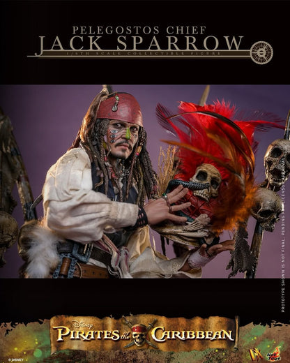 Pirates of the Caribbean: Dead Man's Chest Pelegostos Chief Jack Sparrow 1/6th Scale Collectible Figure