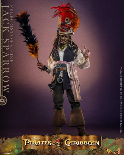 Pirates of the Caribbean: Dead Man's Chest Pelegostos Chief Jack Sparrow 1/6th Scale Collectible Figure