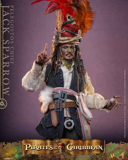 Pirates of the Caribbean: Dead Man's Chest Pelegostos Chief Jack Sparrow 1/6th Scale Collectible Figure