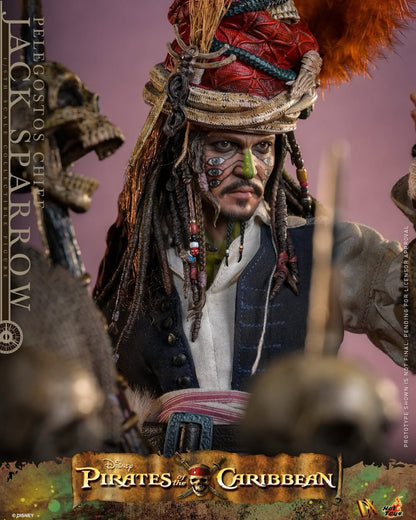 Pirates of the Caribbean: Dead Man's Chest Pelegostos Chief Jack Sparrow 1/6th Scale Collectible Figure