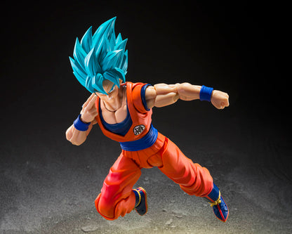 Dragon Ball Super Saiyan God Super Saiyan Son Goku Blue Power Transcending Limits S.H.Figuarts Action Figure