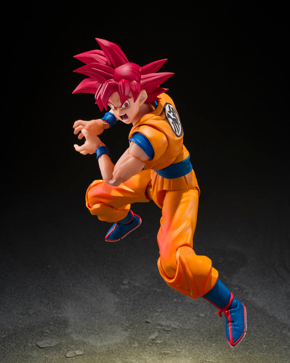 Dragon Ball Super Saiyan God Son Goku God Aura S.H.Figuarts Action Figure