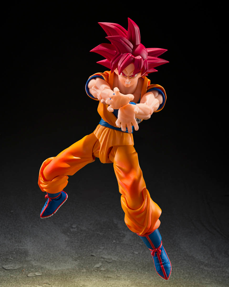Dragon Ball Super Saiyan God Son Goku God Aura S.H.Figuarts Action Figure