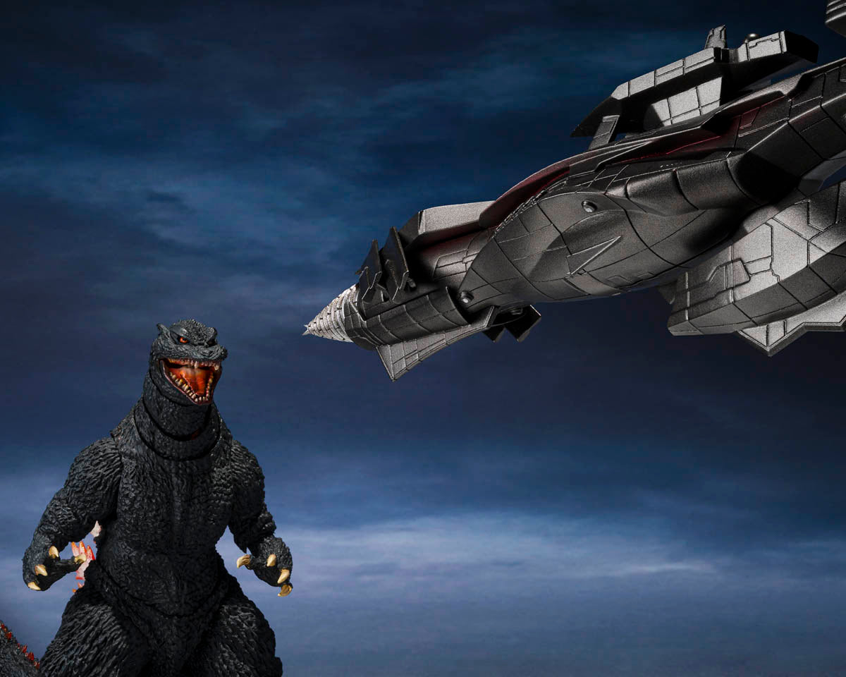 Godzilla: Final Wars 2004 Heat Ray Version vs New Gotengo S.H.MonsterArts Action Figure
