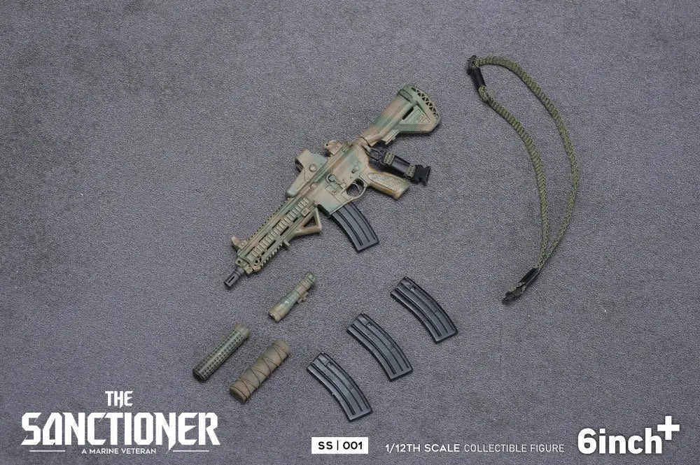 6Inch+ The Sanctioner SS001 1/12 Action Figure