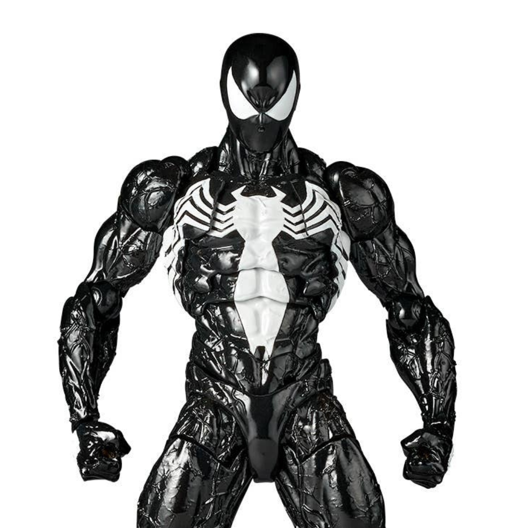 Marvel Symbiote Spider-Man Revoltech Amazing Yamaguchi Action Figure (Reissue)