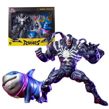 Marvel Legends Series Marvel Rivals Venom & Jeff the Land Shark Action Figure 2-Pack