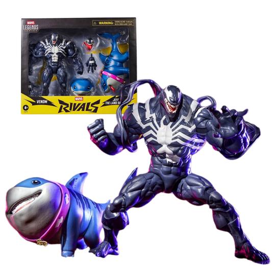 Marvel Legends Series Marvel Rivals Venom & Jeff the Land Shark Action Figure 2-Pack