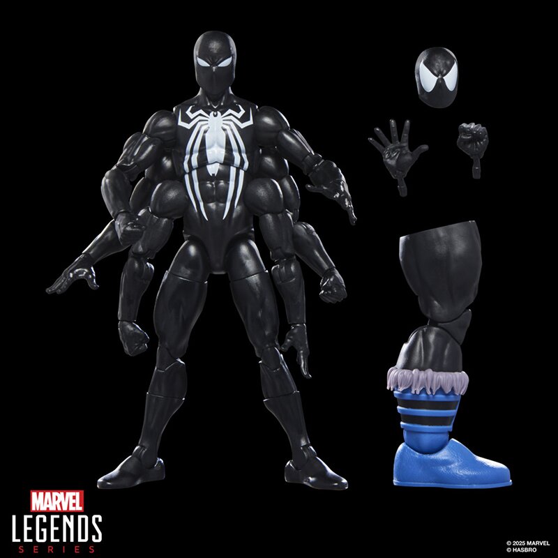 Marvel Legends Series Dark Avengers Spider-Man, Avengers Comics Collectible 6-Inch Scale Action Figure