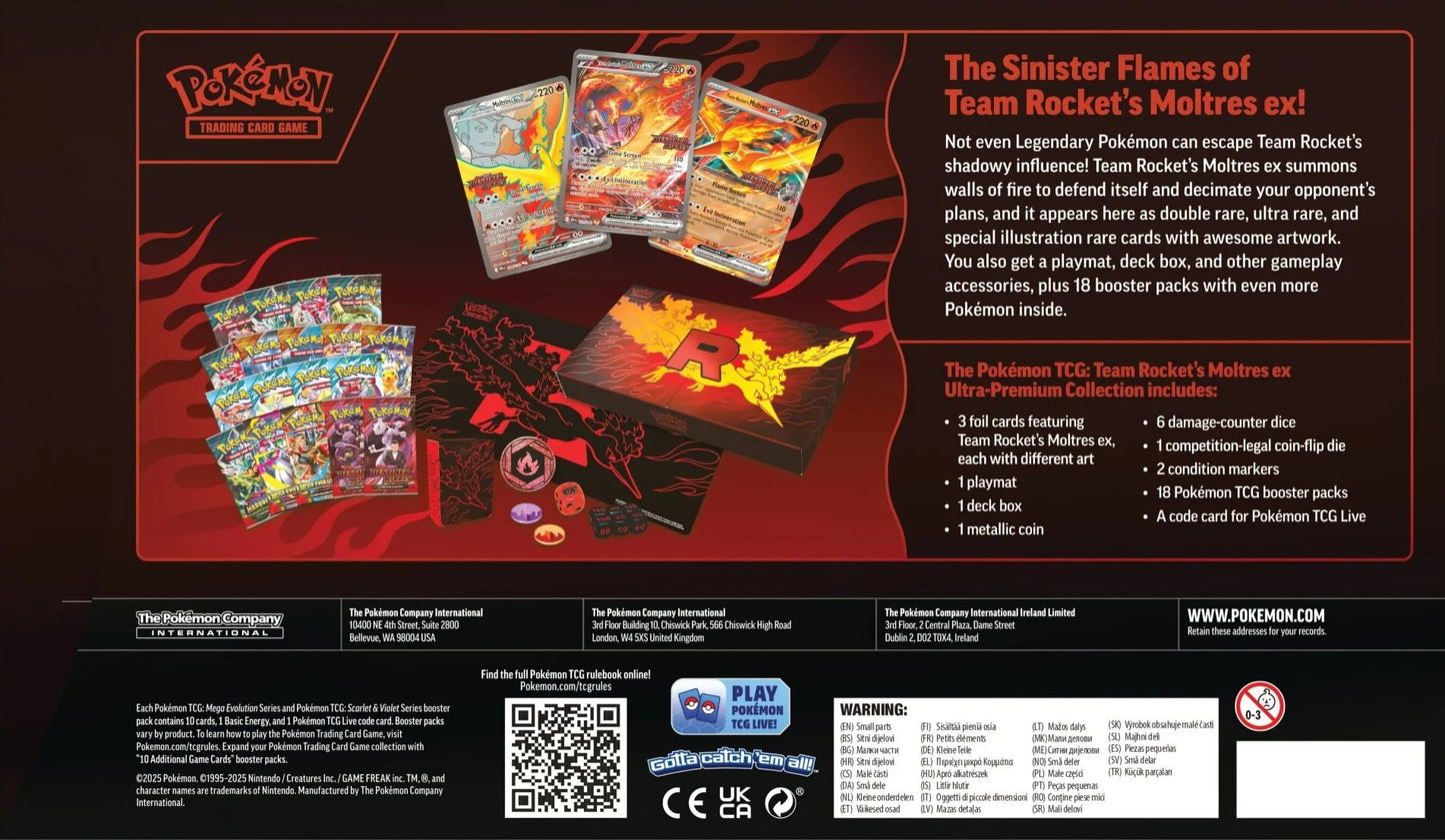 Pokémon TCG: Mega Charizard X ex Ultra-Premium Collection 2025