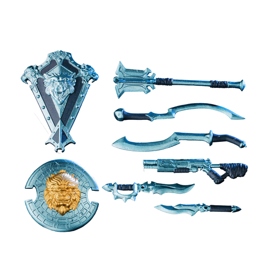 Animal Warriors of the Kingdom Primal Collection Cobalt Steel Weapon Set