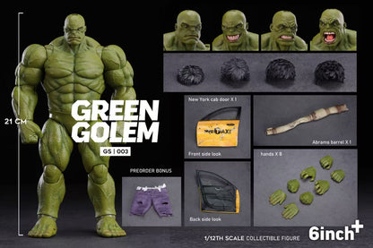 6Inch+ Green Golem GS003 1/12 Action Figure