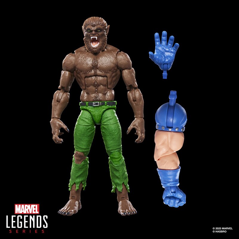 Marvel Legends Series Werewolf By Night, Marvel Comics Collectible 6-Inch Scale Action Figure