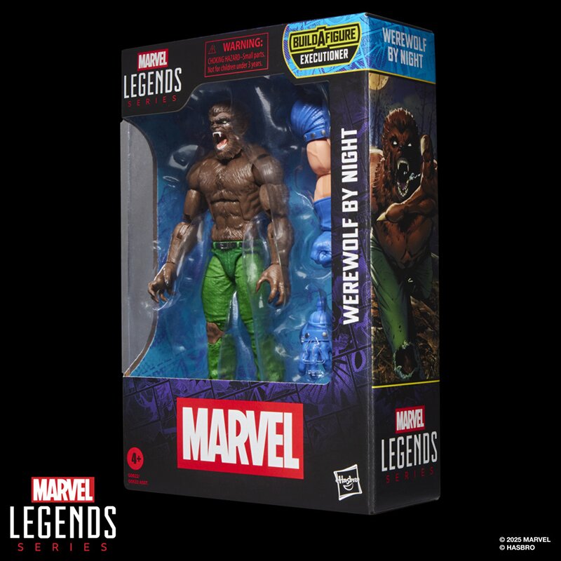 Marvel Legends Series Werewolf By Night, Marvel Comics Collectible 6-Inch Scale Action Figure