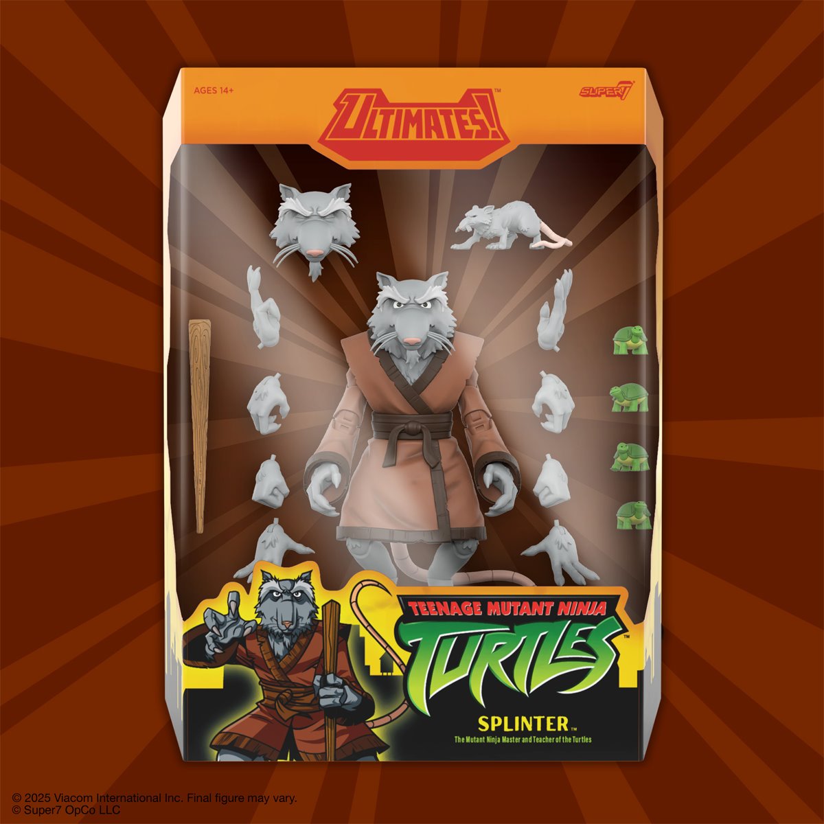 Teenage Mutant Ninja Turtles Ultimates Wave 12 Splinter 7-Inch Action Figure