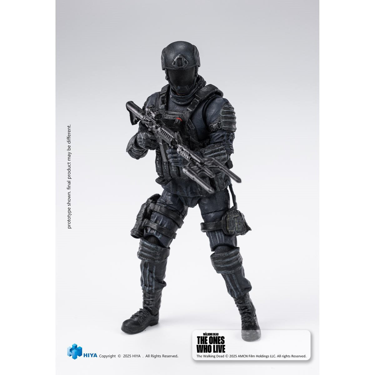 The Walking Dead The Ones Who Lived CRM Soldier Exquisite Mini Series 1:18 Scale Action Figure