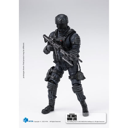 The Walking Dead The Ones Who Lived CRM Soldier Exquisite Mini Series 1:18 Scale Action Figure