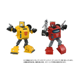 [Pre-Order] Transformers Missing Link C-09 Cybertron Heroes Anime Bumblebee and Cliffjumper Set Action Figure