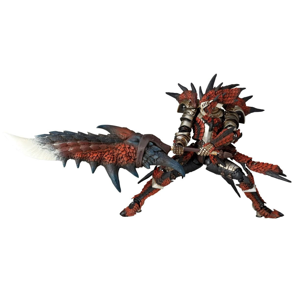 Monster Hunter Male Swordsman Reus Revoltech Amazing Yamaguchi Action Figure