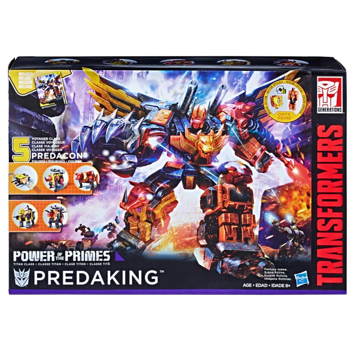 Transformers Power of the Primes Predaking Combiner Team Set