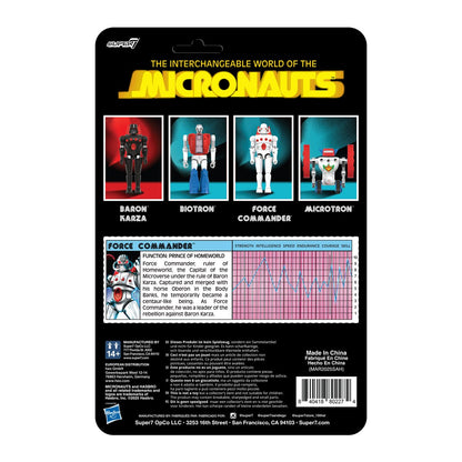 Micronauts Force Commander 3 3/4-Inch ReAction+ Figure