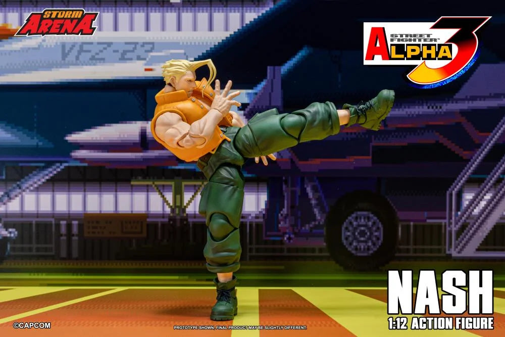 Street Fighter Alpha 3 Storm Arena Nash 1/12 Scale Action Figure
