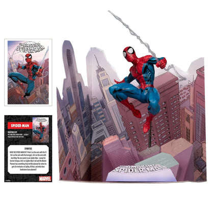 Marvel Wave 4 The Amazing Spider-Man #1 1:10 Scale Posed Figure with Scene