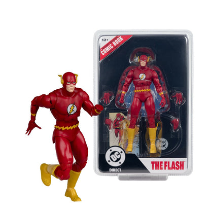 DC Direct Page Punchers Wave 11 The Flash Barry Allen The Flash #123 7-Inch Scale Action Figure with Comic