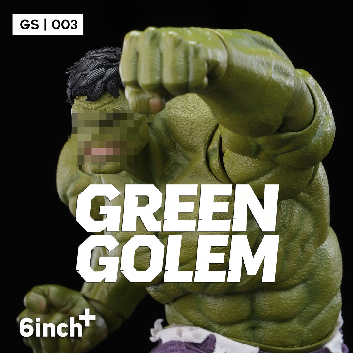 6Inch+ Green Golem GS003 1/12 Action Figure
