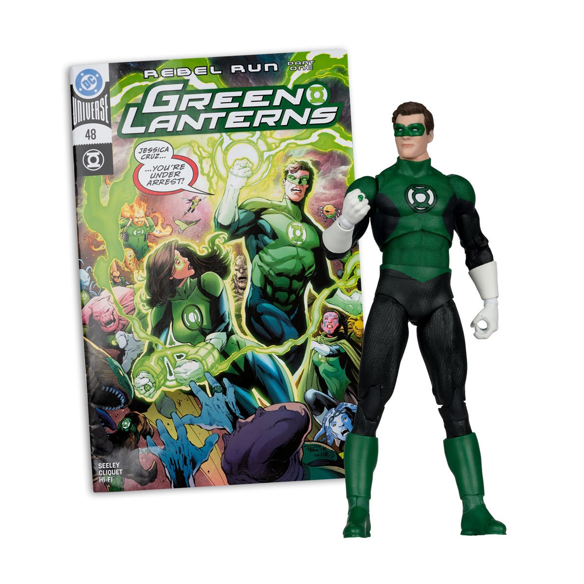 DC Direct Page Punchers Wave 11 Green Lantern Hal Jordan Green Lanterns #48 7-Inch Scale Action Figure with Comic