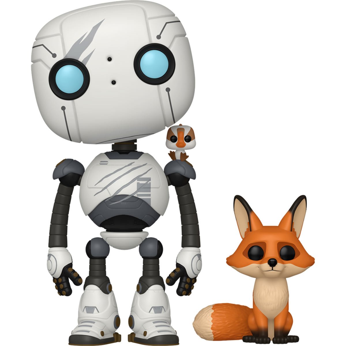 Pop! & Buddy: Wild Robot - Roz with Brightbill & Fink
