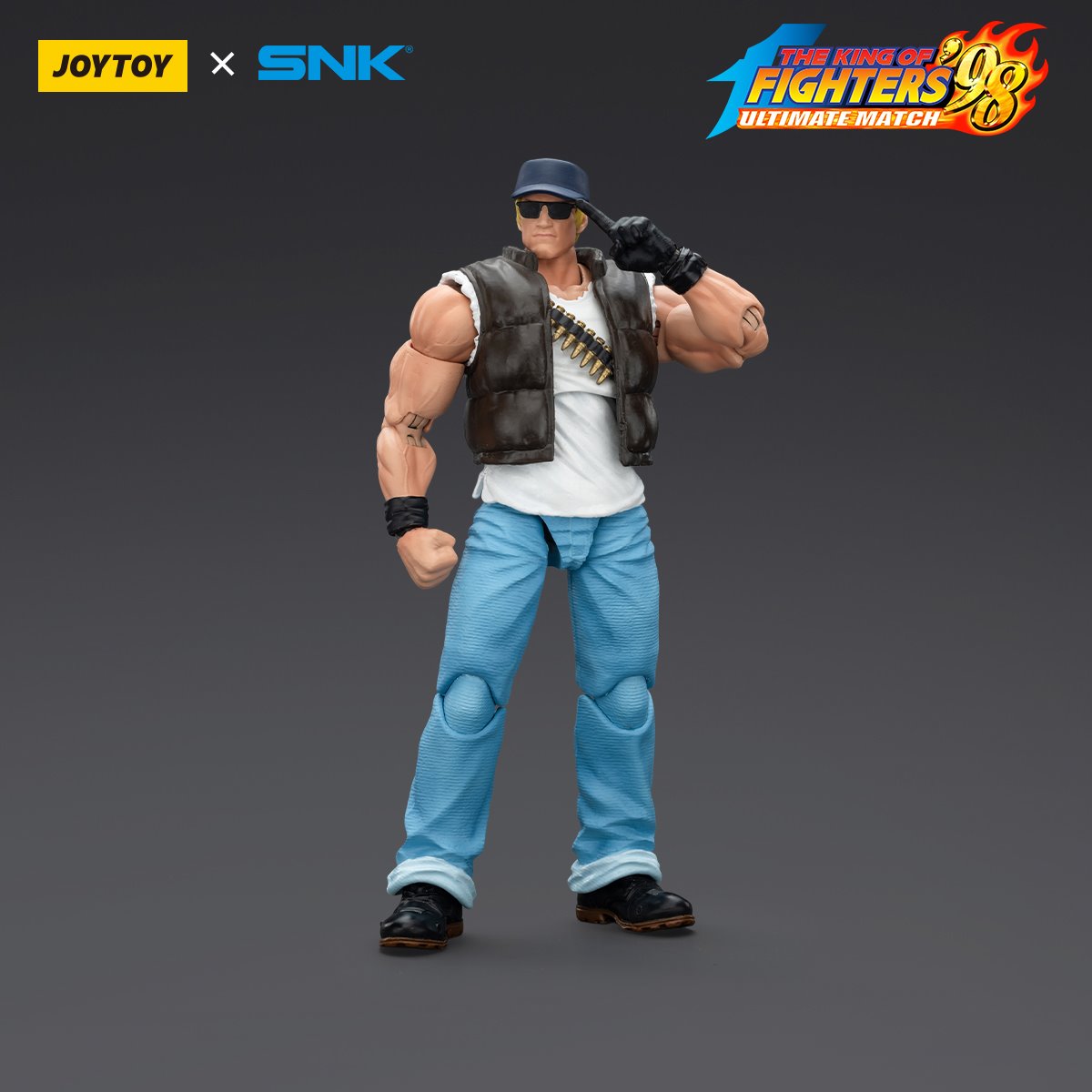 King of Fighters '98 Ultimate Match Ikari Warriors Team Clark Still 1:18 Scale Action Figure