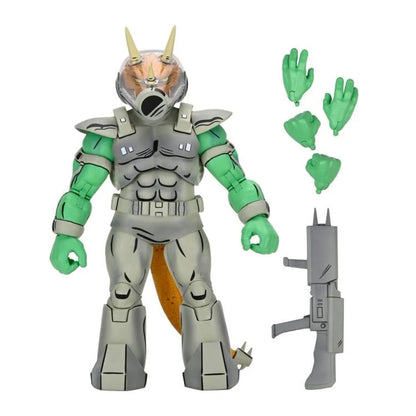 Teenage Mutant Ninja Turtles Mirage Comics Shock Commando Triceraton 7-Inch Scale Action Figure