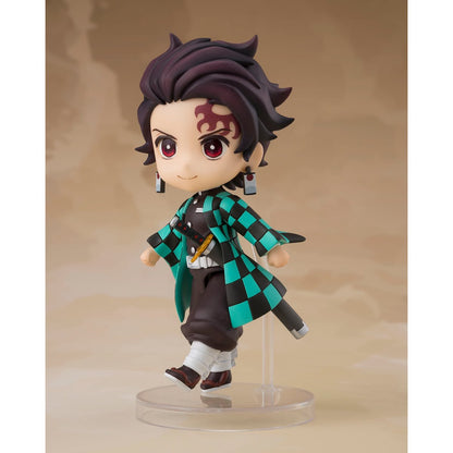 Demon Slayer: Kimetsu no Yaiba Tanjiro Kamado (Nichirin Sword with Rengoku's Handguard) Figuarts Mini Action Figure