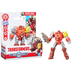 Transformers Cyberworld Dinobot Snarl Cyber Changers 4-Inch Action Figure