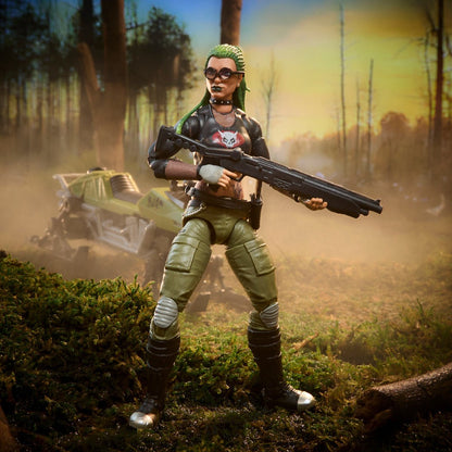 G.I. Joe Classified Series Zanya and Dreadnok Chameleon (Swamp Skier) Vehicle 6-Inch Action Figure