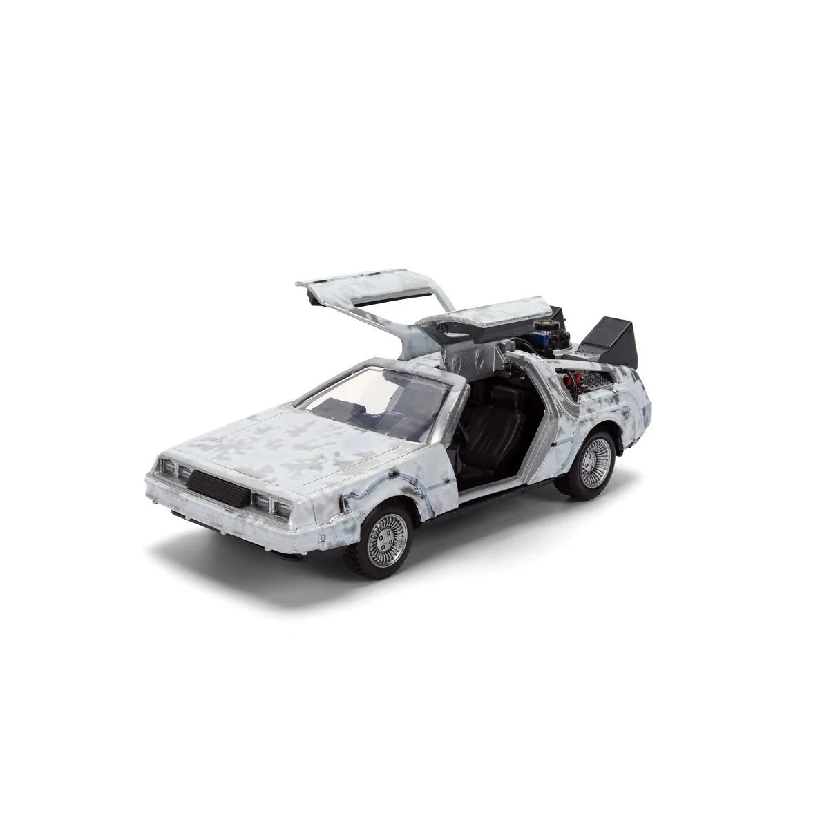 Hollywood Rides Back to the Future Time Machine 40th Anniversary 1:32 Scale Die-Cast Metal Vehicle