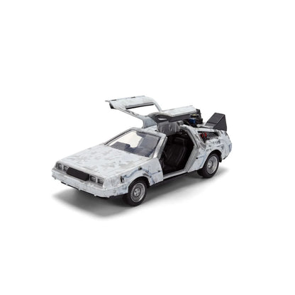 Hollywood Rides Back to the Future Time Machine 40th Anniversary 1:32 Scale Die-Cast Metal Vehicle