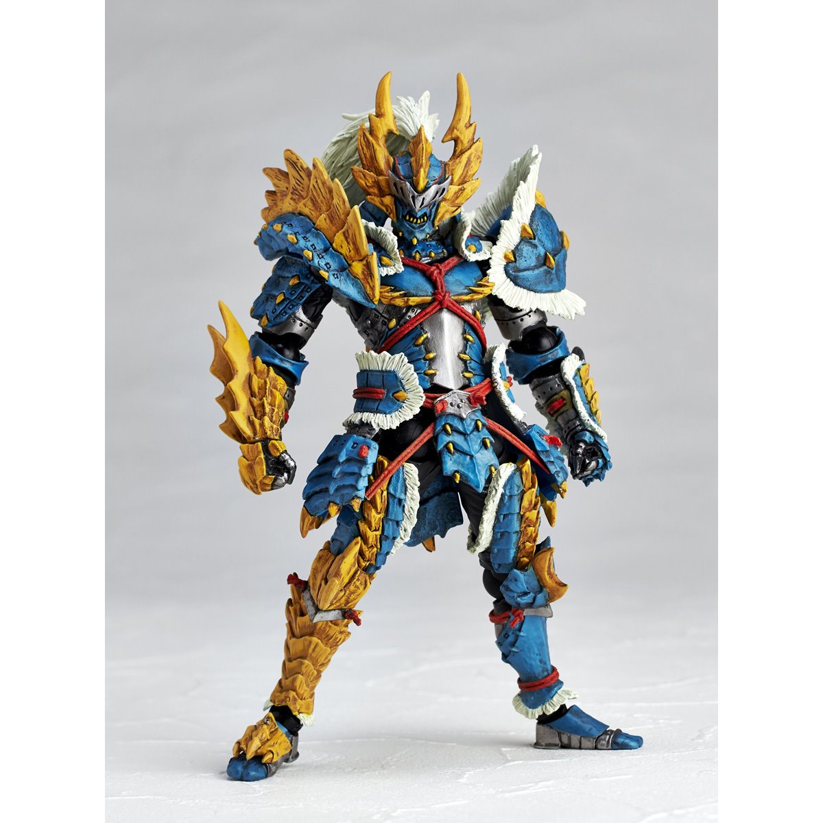 Monster Hunter Male Swordsman Jin-Ou Revoltech Amazing Yamaguchi Action Figure