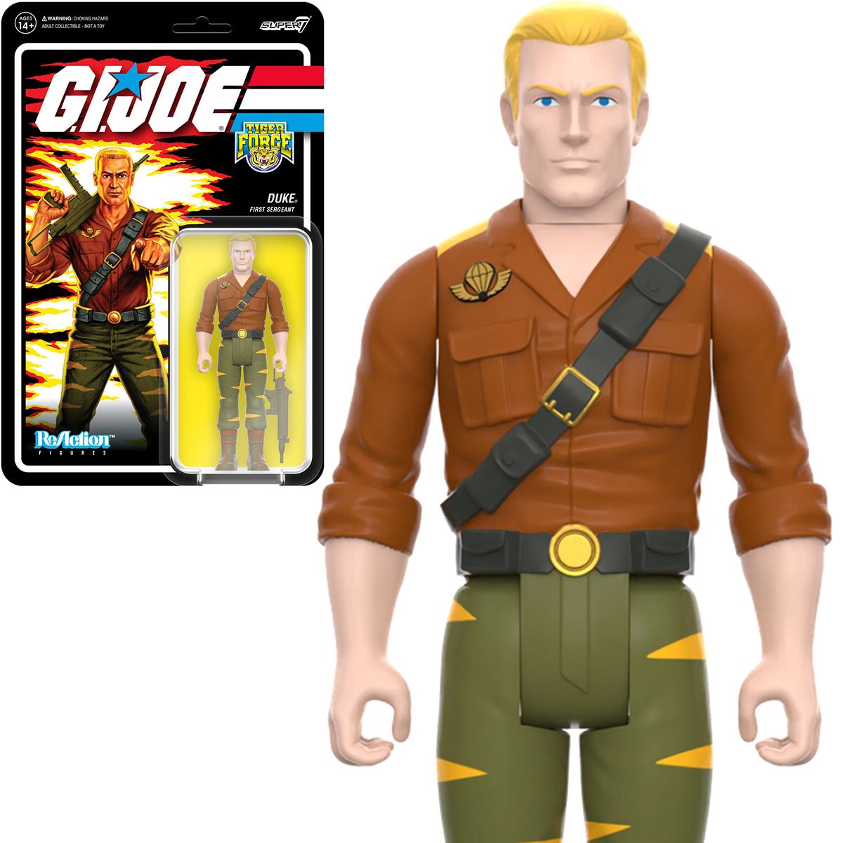 G.I. Joe Tiger Force Duke 3 3/4-Inch ReAction Figure