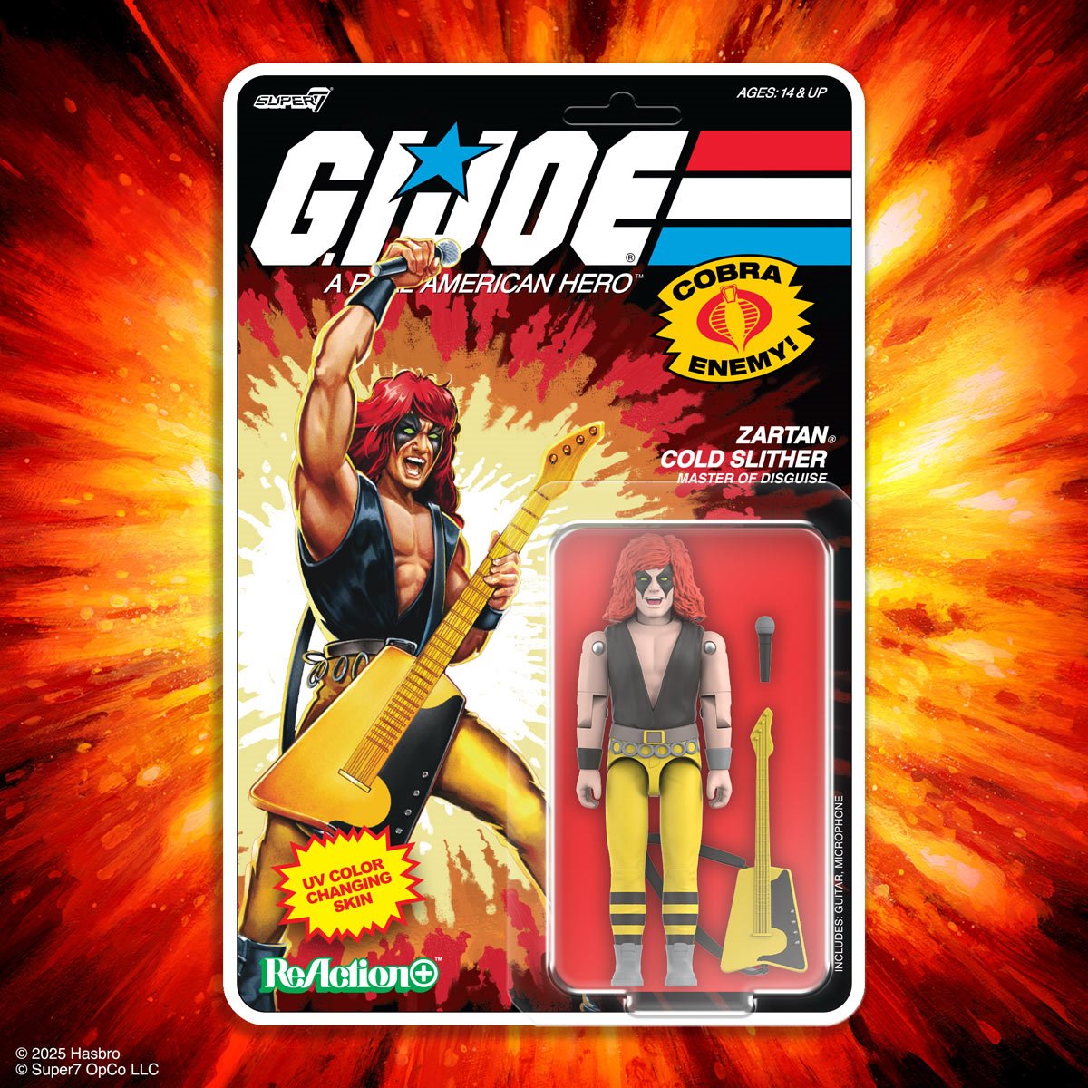 G.I. Joe Zartan (Cold Slither, Cartoon) 3 3/4-Inch ReAction+ Figure