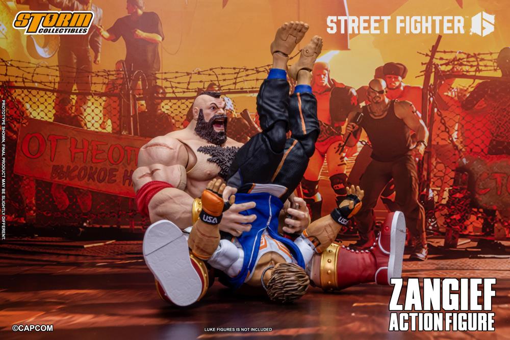 Ultra Street Fighter 6 Zangief 1/12 Scale Action Figure