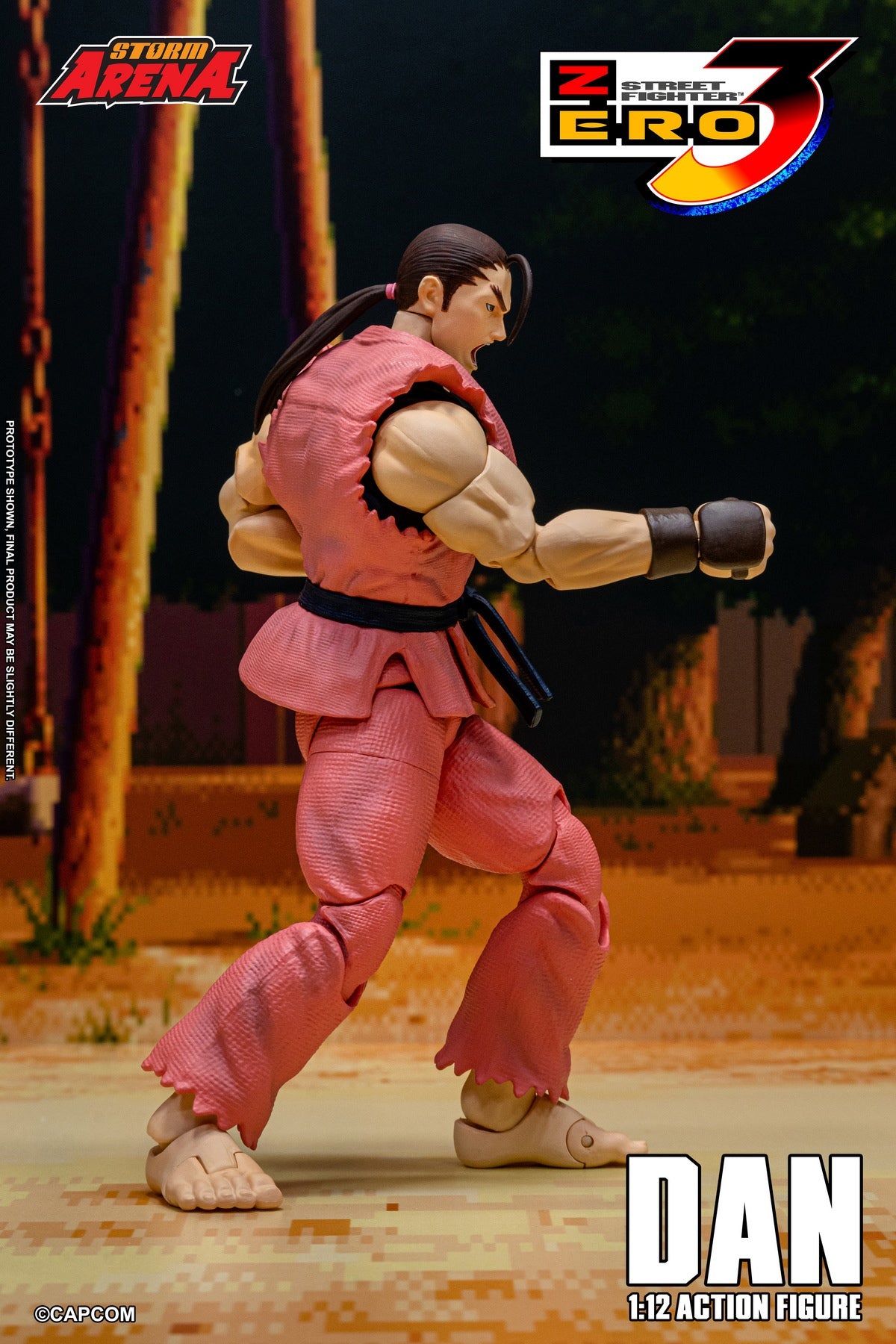 Street Fighter Alpha 3 Storm Arena Dan 1/12 Scale Action Figure