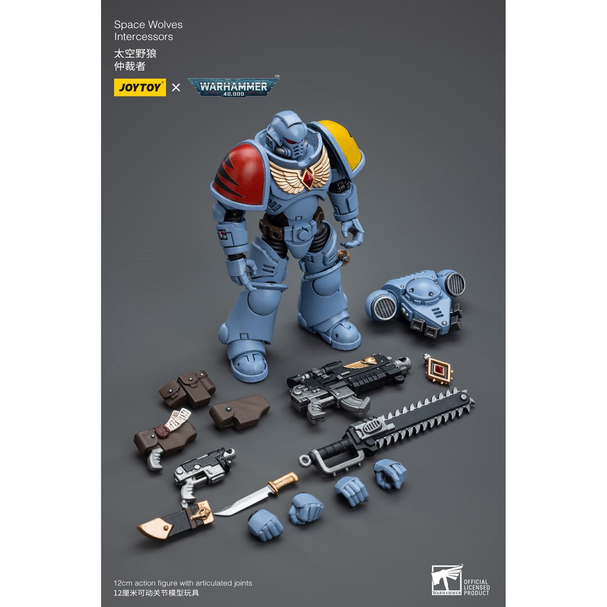 Warhammer 40,000 Space Wolves Intercessors 1:18 Scale Action Figure