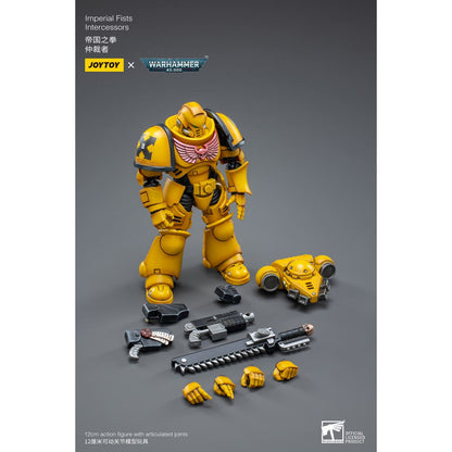Warhammer 40,000 Imperial Fists Intercessors 1:18 Scale Action Figure